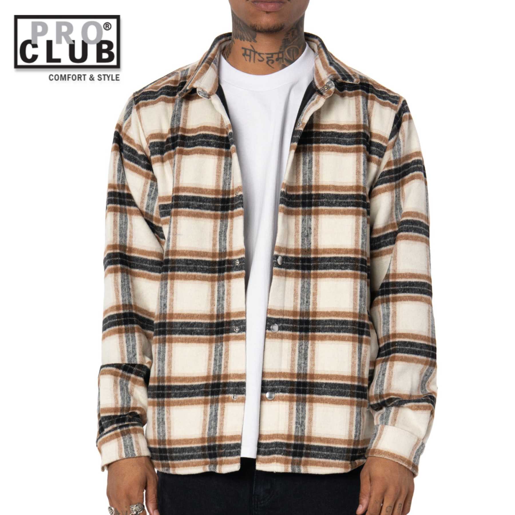 PRO CLUB WORK SHIRT FLANNEL ジャケット ワークシャツ フランネル