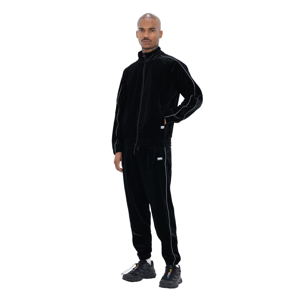 PRO CLUB VELOUR トラック ジャケット ベロア ブラック TRACK JACKET