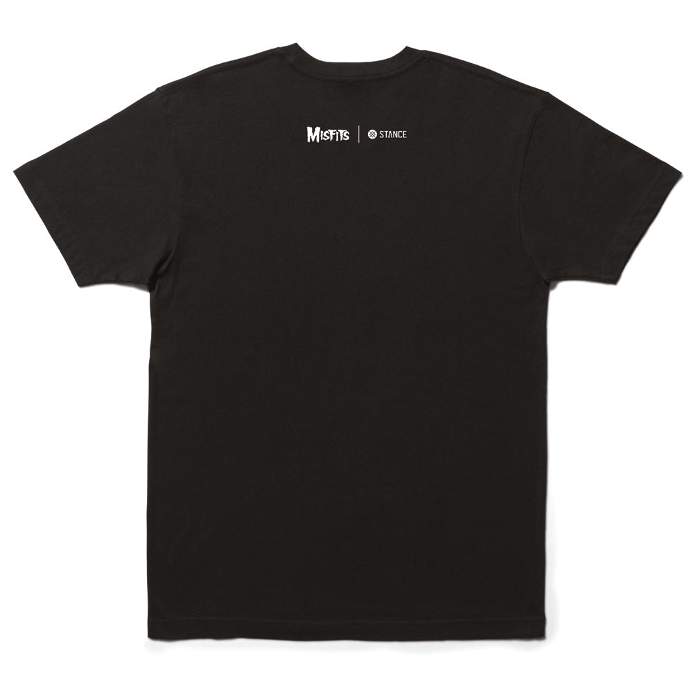 STANCE x MISFITS コラボ Tシャツ ブラック 半袖 黒 T-SHIRT Black