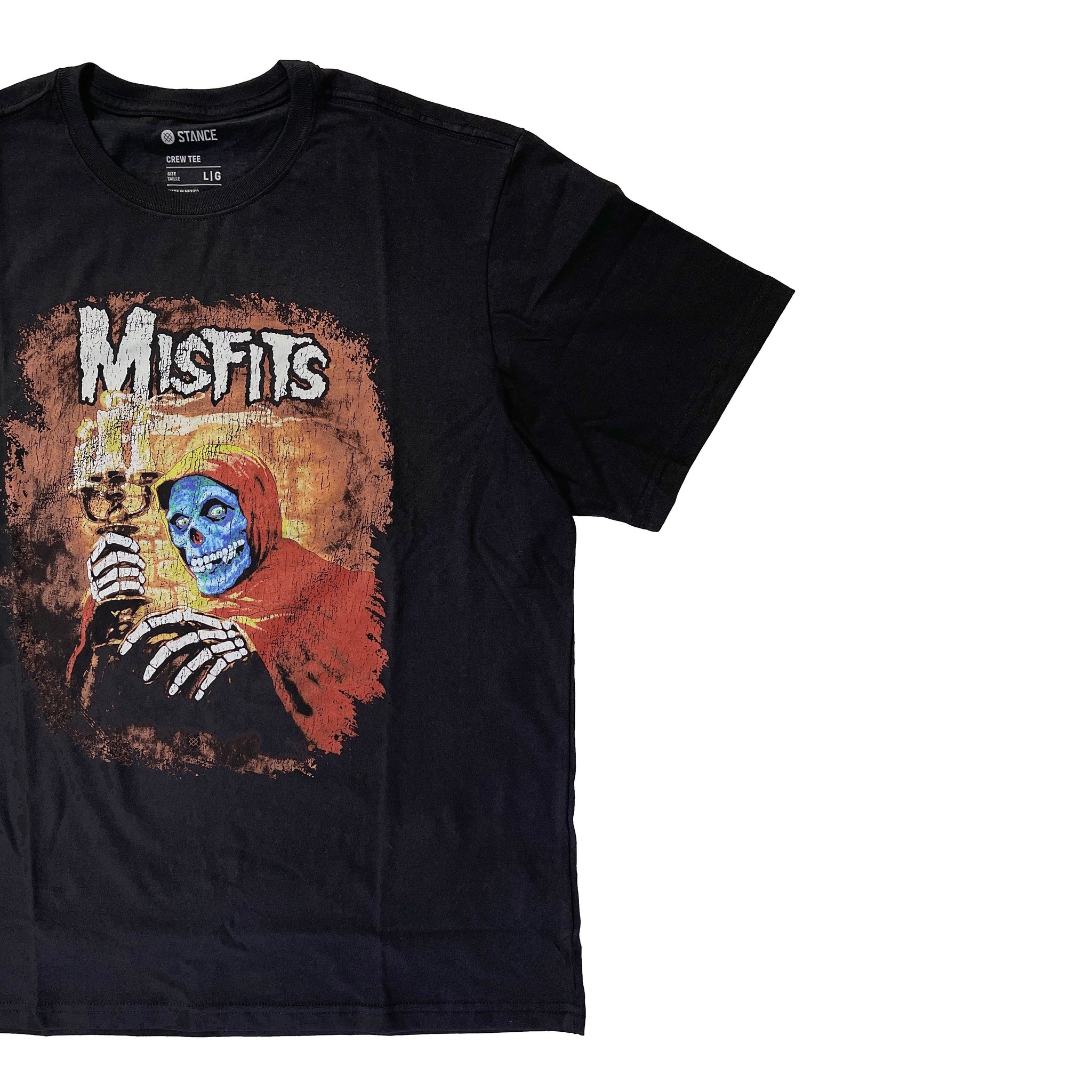 STANCE x MISFITS コラボ Tシャツ ブラック 半袖 黒 T-SHIRT Black
