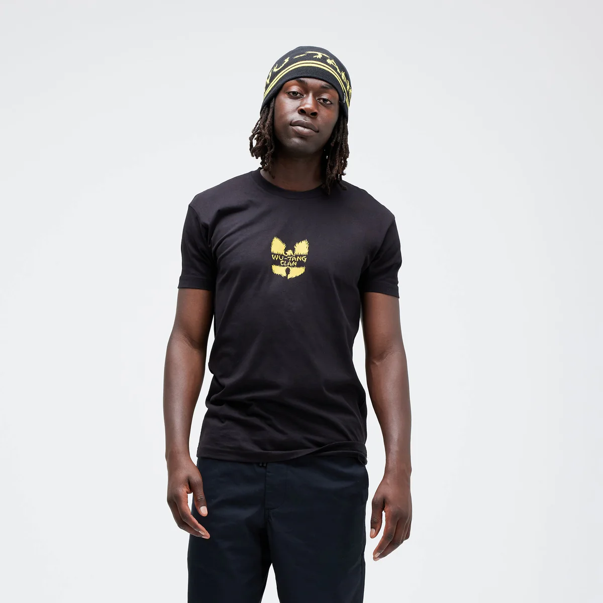 WU-TANG CLAN スカルデザイン Tシャツスタンスコラボ 送料無料】STANCE x Wu-Tang Clan SKULL CLAN コラボ Tシャツ ブラック