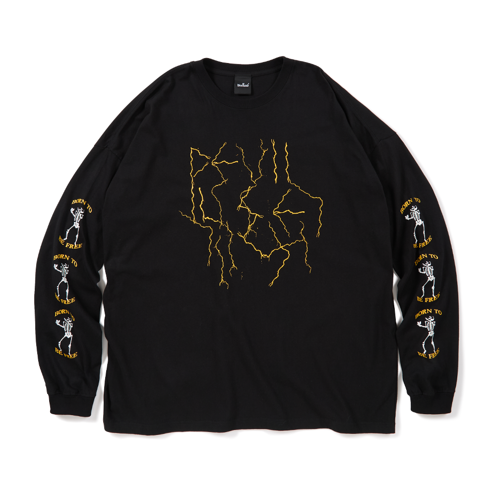 Deviluse Lightning ロンT 長袖 L/S T-shirts デビルユース
