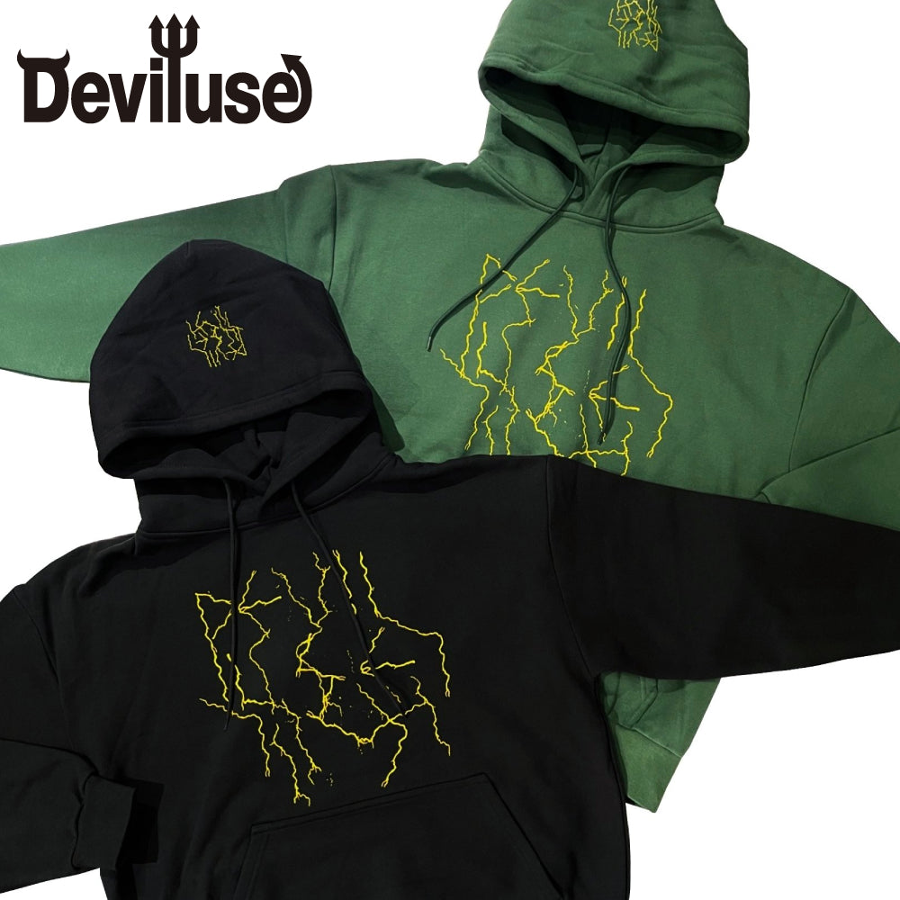 Deviluse Lightning プルオーバーフーディー パーカー Pullover