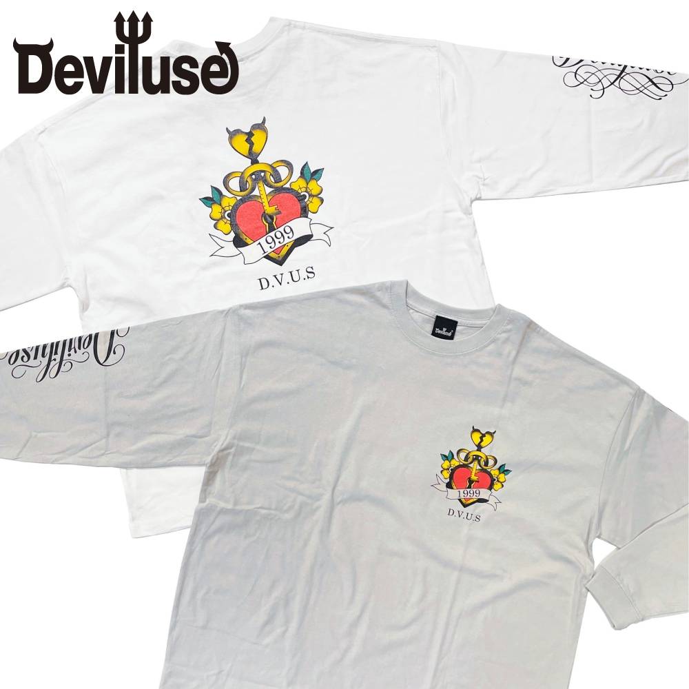 Deviluse Heart Lock ロンT 長袖 L/S T-shirts デビルユース – Atomicdope