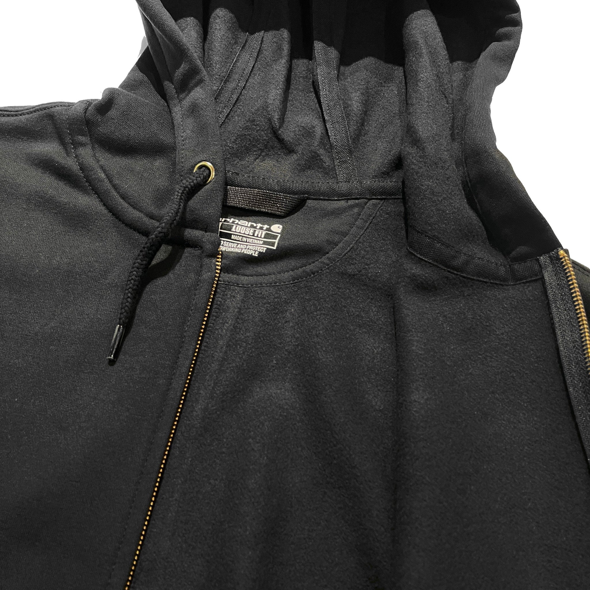 Carhartt LOOSE FIT MIDWEIGHT ジップパーカー フーディー ブラック