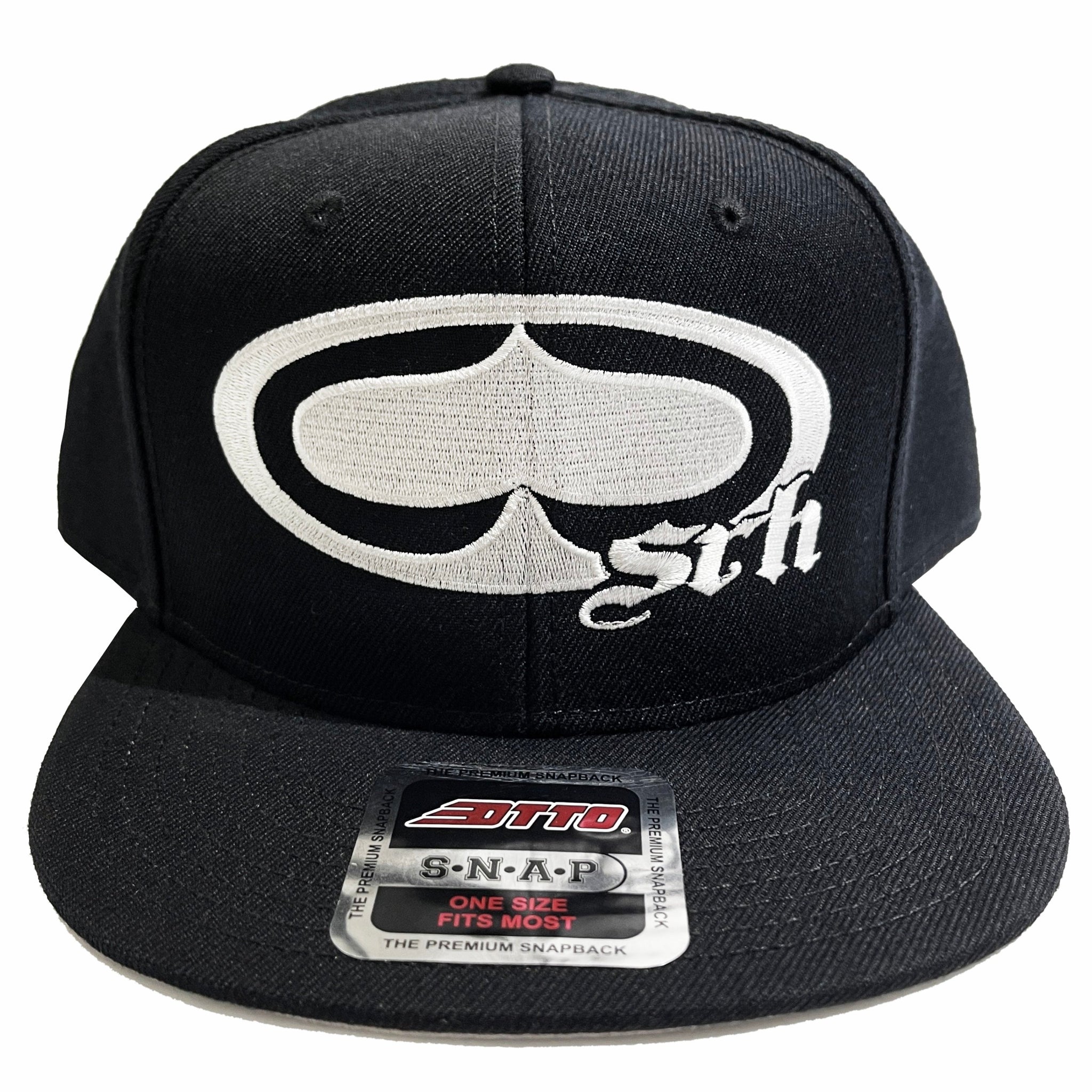 送料無料】SRH NEW SPADE スナップバックキャップ ブラック スペード