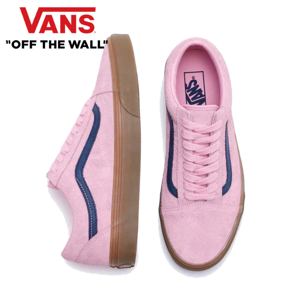 VANS OLDSKOOL オレンジ？ピンク？系 スエード ガムソール US9 バンズ オールドスクール アメリカ限定!!  VANS OLD SKOOL 青xオレンジ系 スエード US9.5 (27.5cm相当) オールド