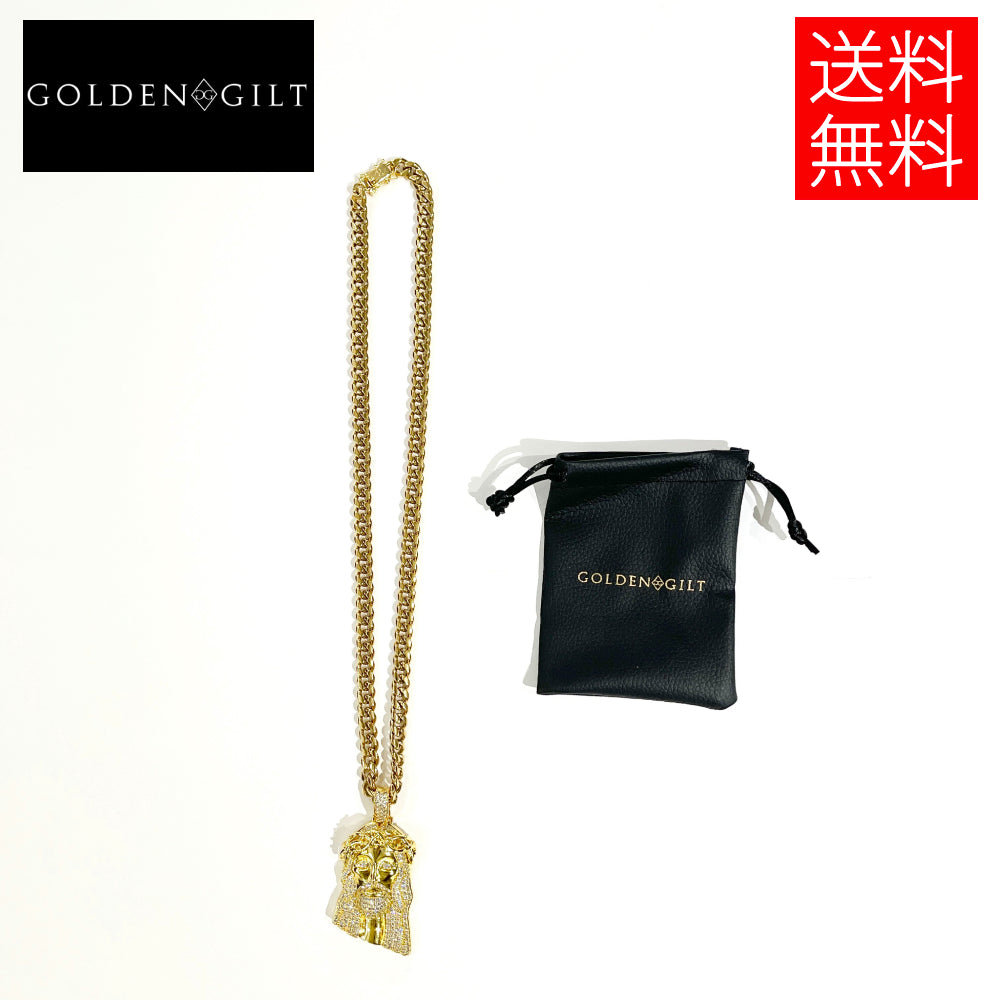 送料無料】GOLDEN GILT XL Jesus Piece ゴールド ネックレス ジーザス