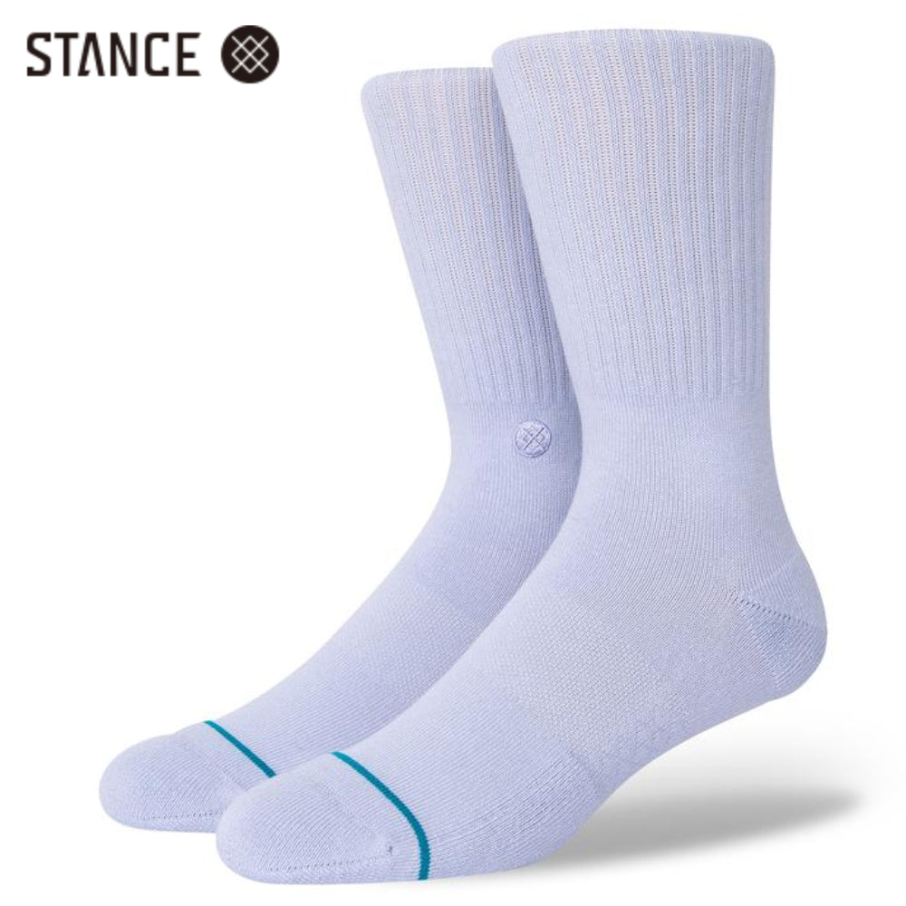 STANCE ICON ソックス ライラック 紫 靴下 SOCKS Purple サイズL 25.5