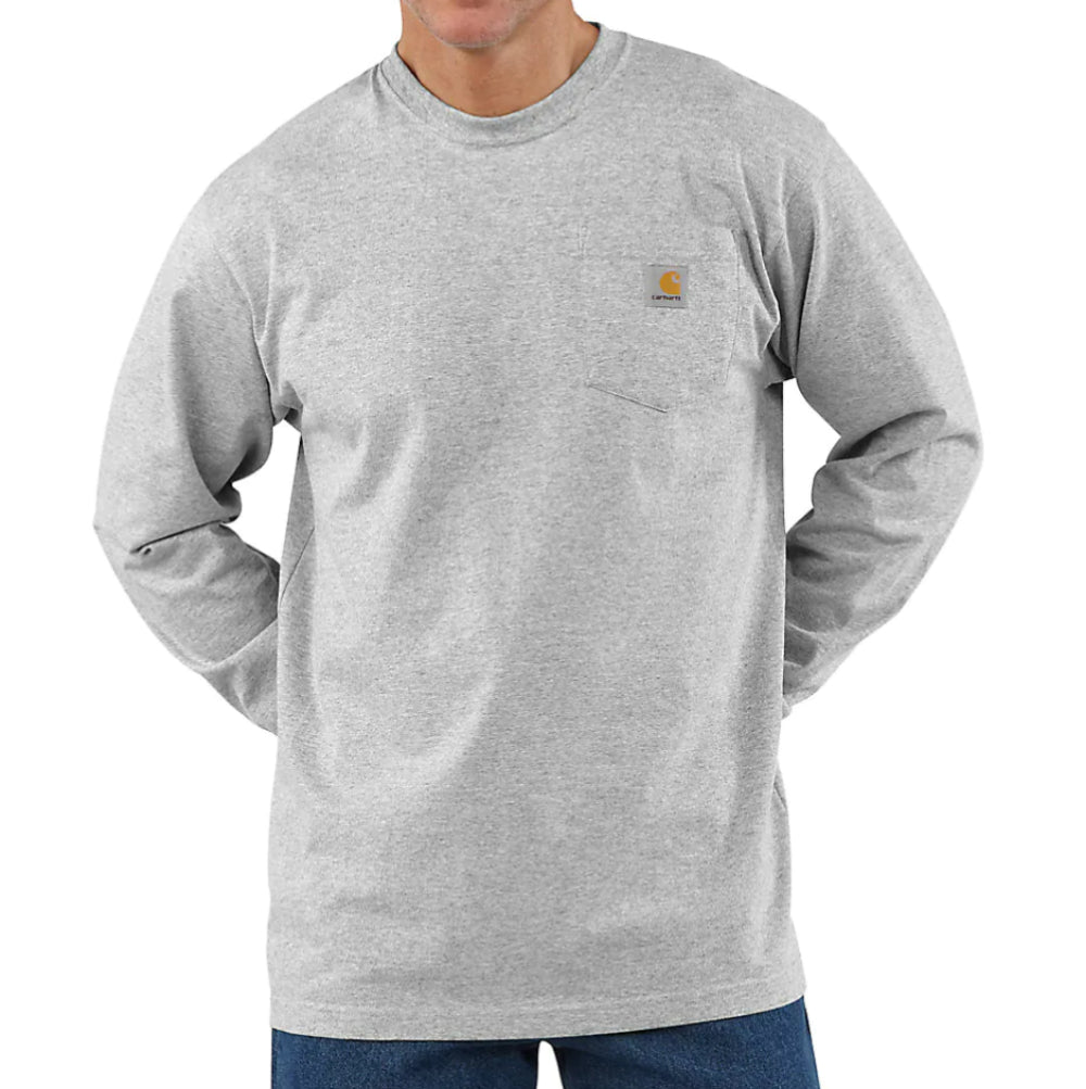 送料無料】Carhartt LOOSE FIT HEAVYWEIGHT ロング ポケット Tシャツ